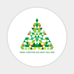 Aztec Christmas Tree Magnet